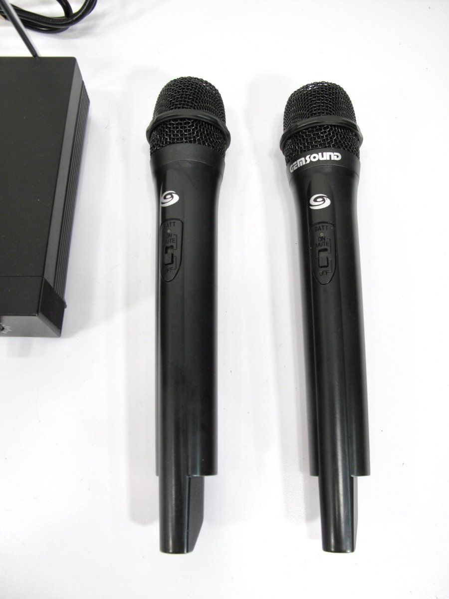 Gem Sound GMW - 2 Wireless Two Mic Microphone System VHF Dual Channel - ZeereeZ