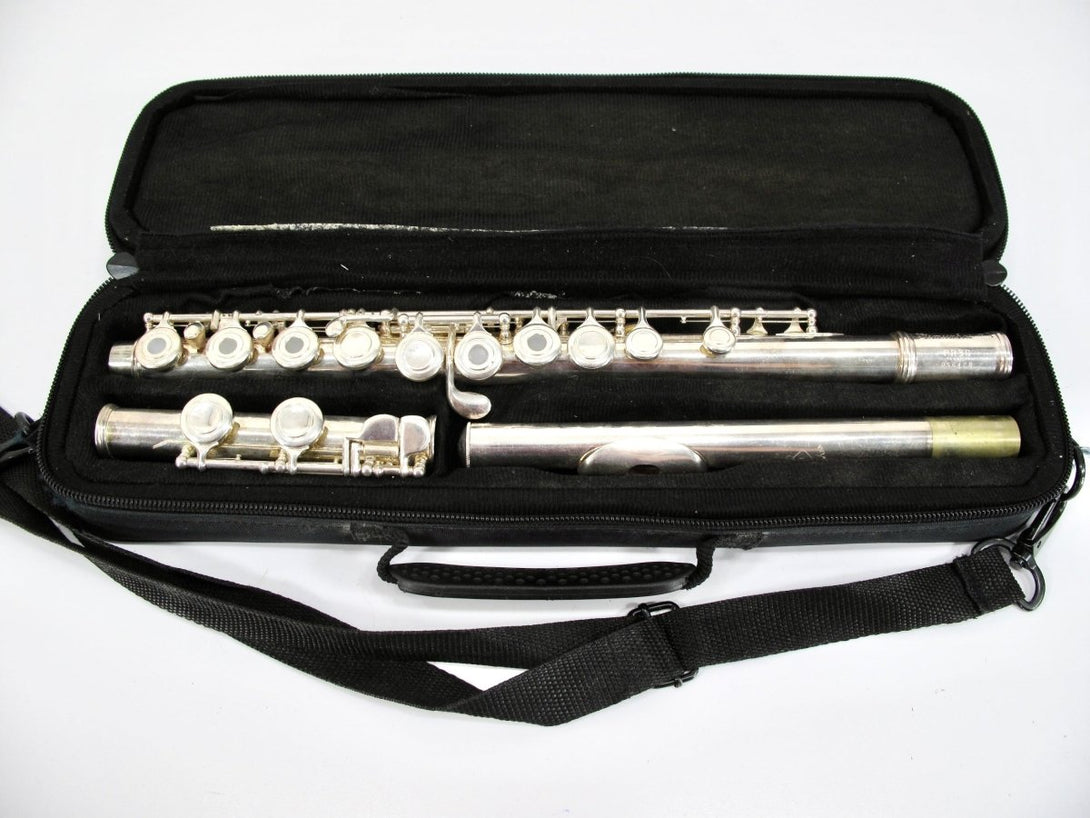 Gemeinhardt PR3C Open Hole C - Foot Offset G Silver Plated Intermediate Flute - ZeereeZ