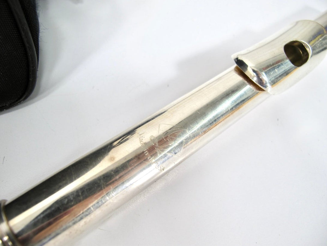 Gemeinhardt PR3C Open Hole C - Foot Offset G Silver Plated Intermediate Flute - ZeereeZ