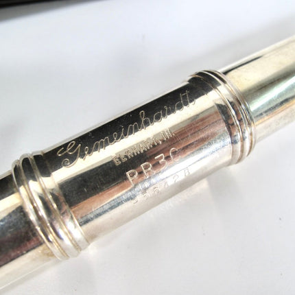 Gemeinhardt PR3C Open Hole C - Foot Offset G Silver Plated Intermediate Flute - ZeereeZ