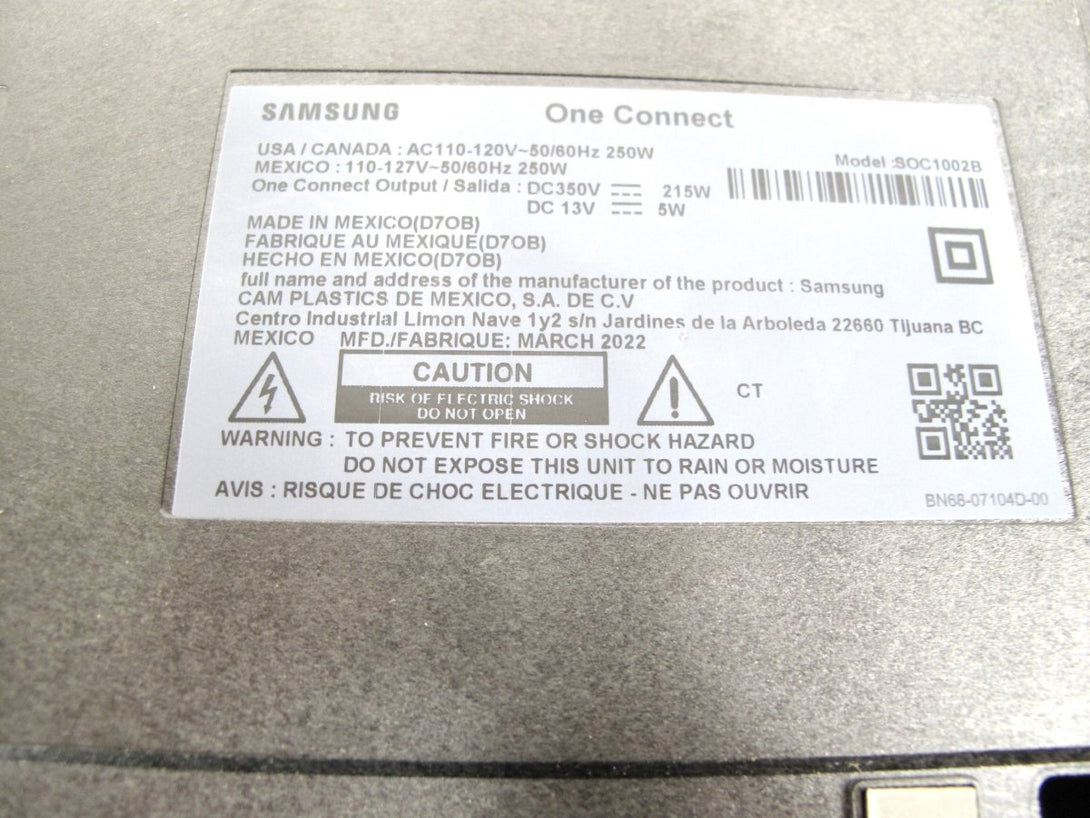 Genuine Samsung One Connect Box for Select OLED TV's BN96 - 54413U SOC1002B - ZeereeZ