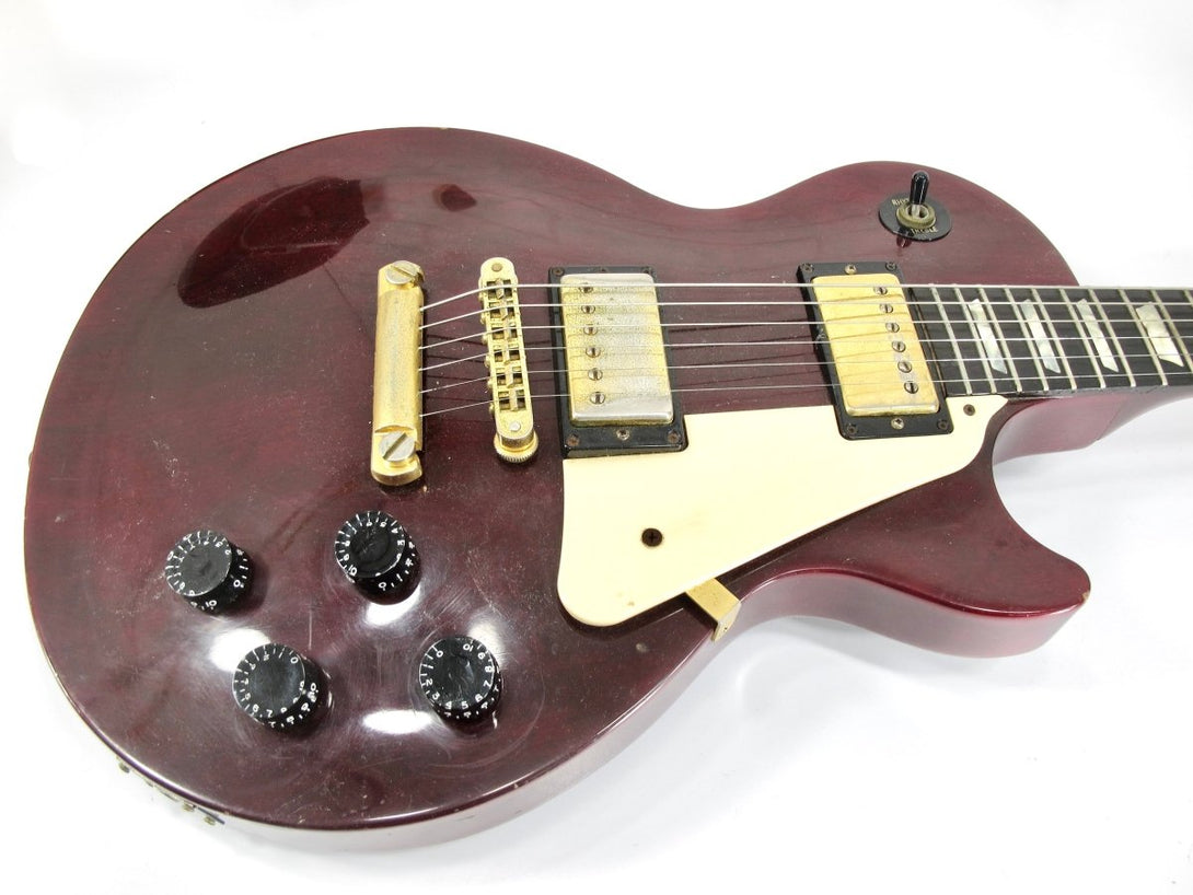 Gibson Les Paul Studio Solid Body Electric Guitar Wine Red USA 1990 - ZeereeZ