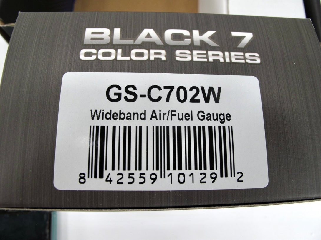 GlowShift Wideband Black 7 Color Analog E85 Air/Fuel Ratio Gauge w Data Logging - ZeereeZ