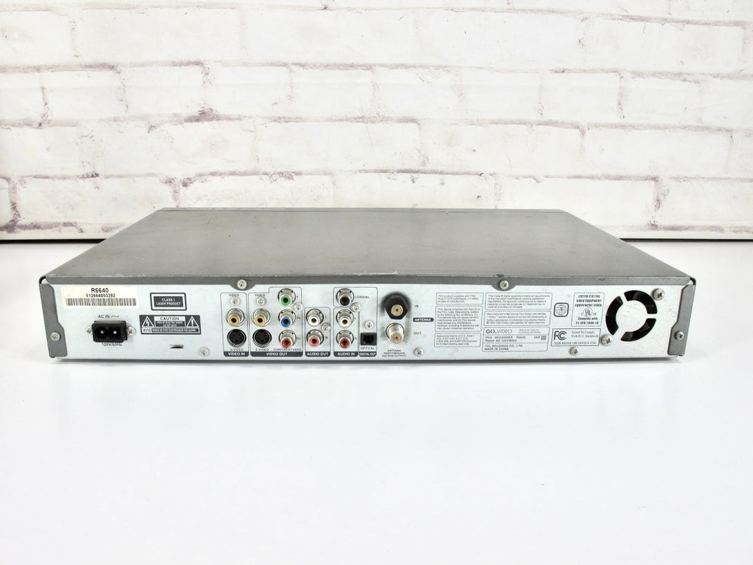 Go Video R6640 Progressive Scan DVD+R/+RW Recorder Burner - ZeereeZ