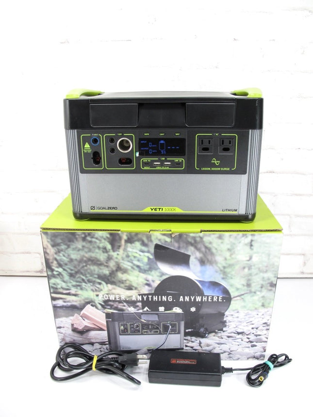 Goal Zero Yeti 1000X 1000 Watt Lithium Battery Power Solar Generator - ZeereeZ