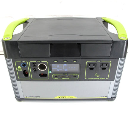Goal Zero Yeti 1000X 1000 Watt Lithium Battery Power Solar Generator - ZeereeZ