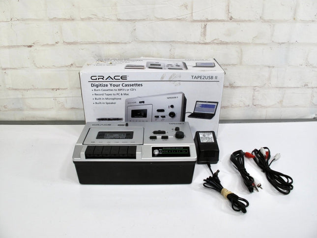 Grace Tape2USB II Tape Converter & Recorder USB Digitization Transfer Unit - ZeereeZ