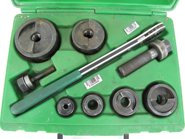 Greenlee 7238SB Slug Buster 1/2'' thru 2" Ratcheting Knockout Punch Kit - ZeereeZ