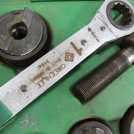 Greenlee 7238SB Slug Buster Knockout Punch Set w/ 1” Ratcheting Wrench USA Made - ZeereeZ
