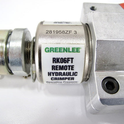 Greenlee RK06FT Remote Powered Quad Point Dieless Crimping Tool Flip Top Head - ZeereeZ