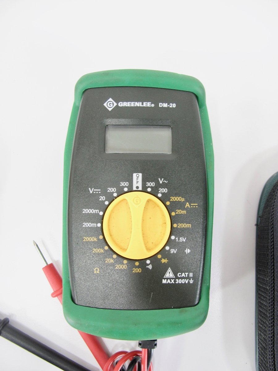 Greenlee TK - 30A Basic Electrical Kit Voltage Detector Circuit Tester Multimeter - ZeereeZ