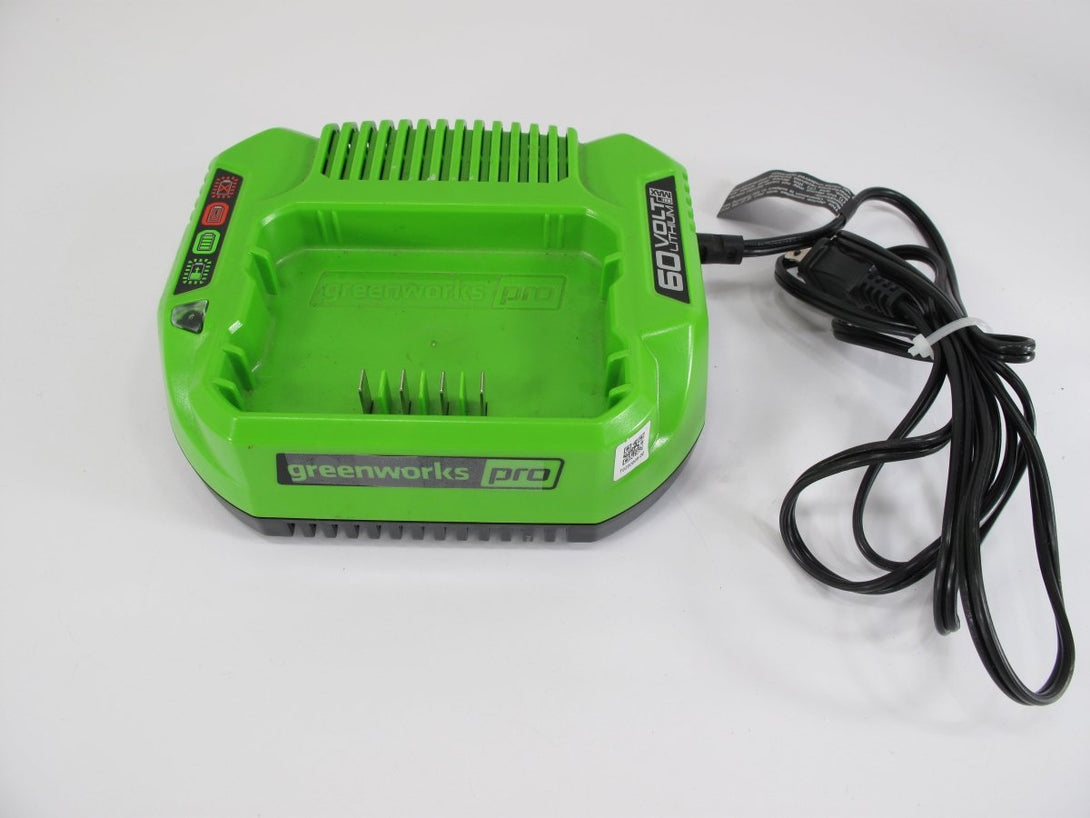 Greenworks Pro CAC801 60V DC 2A Lithium - Ion Batery Charger 120V AC 50/60Hz 2A - ZeereeZ