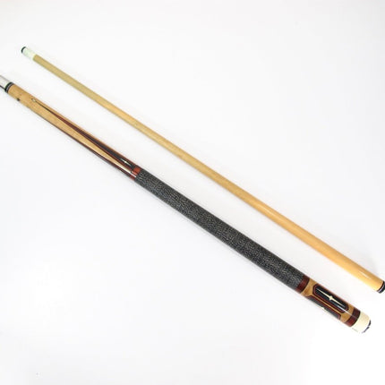 Griffin GR04 Two Piece Cherry Stain Points w/ Black Wrap Pool Cue - ZeereeZ