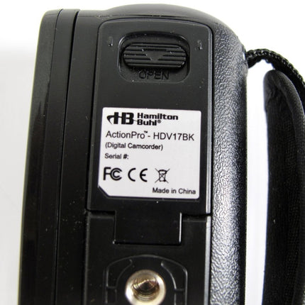 Hamilton Buhl HDV17BK ActionPro FHD Digital Full HD Video Camera - ZeereeZ
