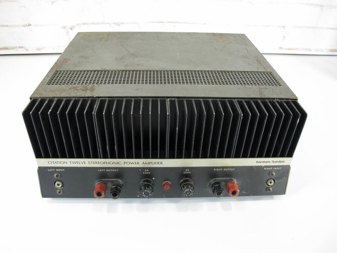 Harman Kardon Citation Twelve Vintage 1970s Stereo Power Amplifier - ZeereeZ