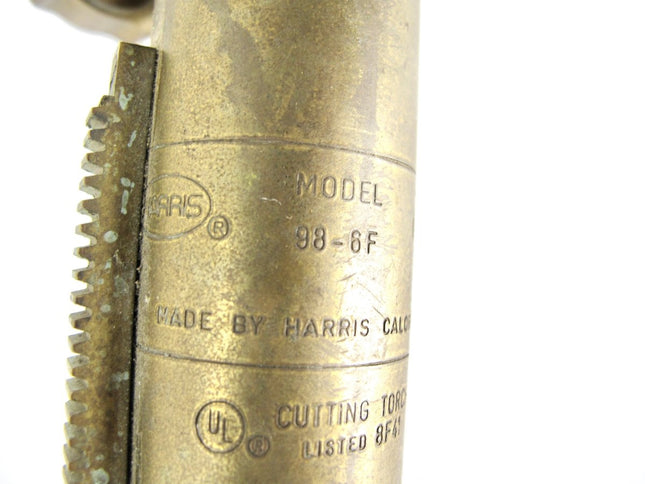 Harris 98 - 6F 10 Inch Long Barrel Acetylene Machine Cutting Torch - ZeereeZ