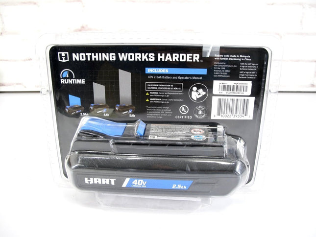 Hart HLBP011 40V 2.5Ah Lithium Ion Power Tool Battery - ZeereeZ