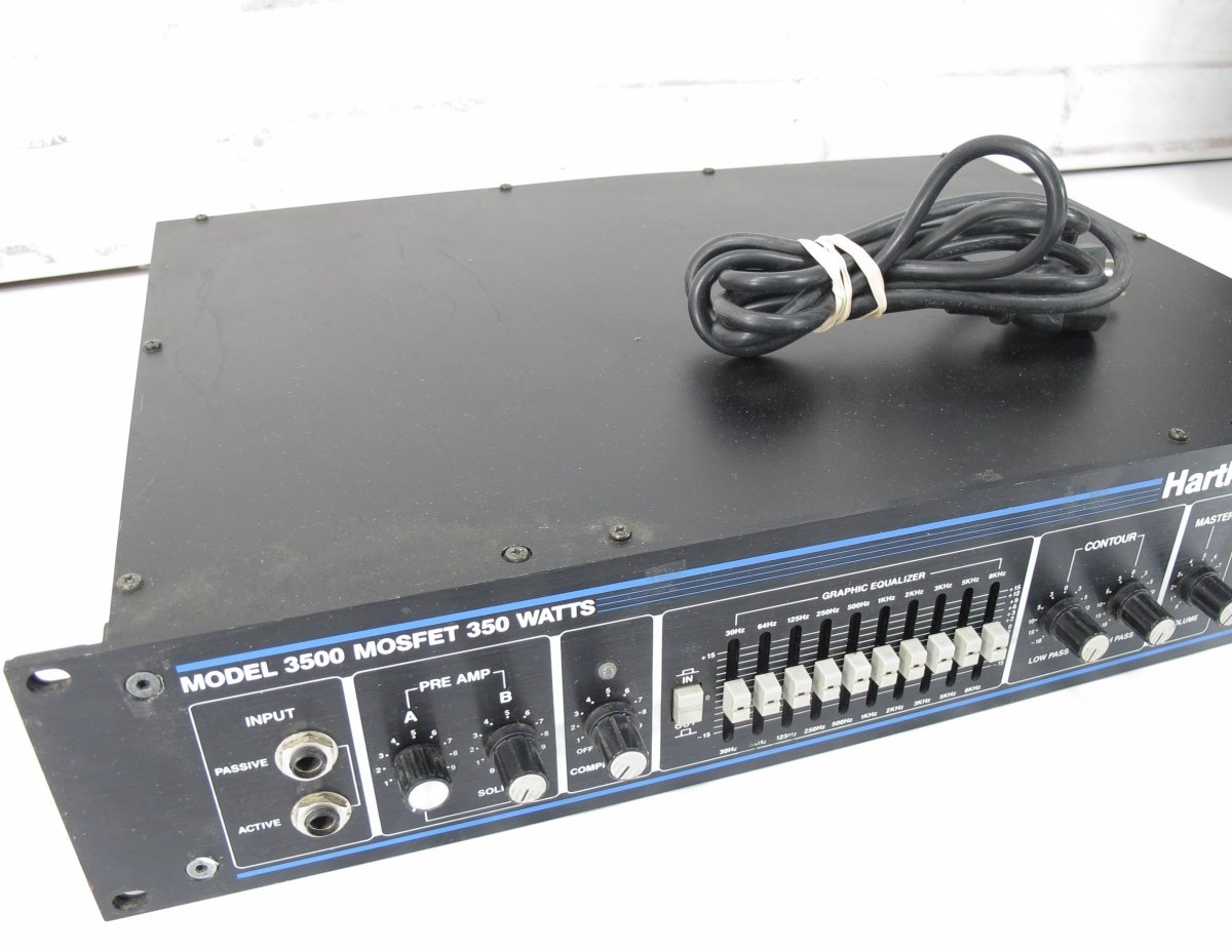 Hartke 3500 Mosfet 350 Watt @ 4 Ohm Bass Amplifier Head – ZeereeZ