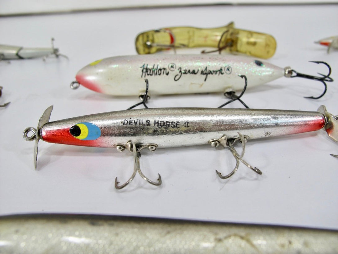 Heddon Rapala & Other Brand Vintage Collection of 33 Lures & Pencil Bobber - ZeereeZ