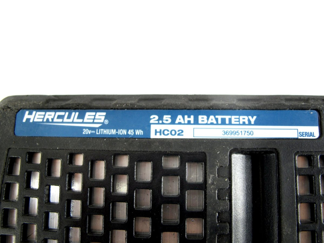 Hercules HC02 20v 2.5 Ah Lithium - Ion Compact Battery - ZeereeZ