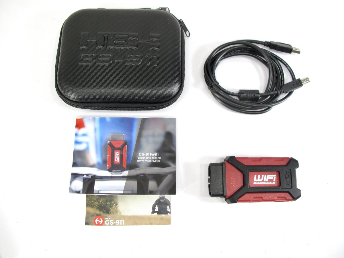 Hex GS-911 Wifi USB OBD2 Code Reader Diagnostic Tool BMW Motorcycles 2 ...