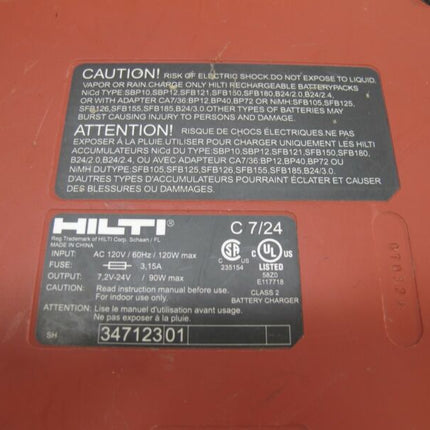 HILTI 24V Reciprocating Saw Sawzall WSR 650 A w/ Case Charger & Battery - ZeereeZ