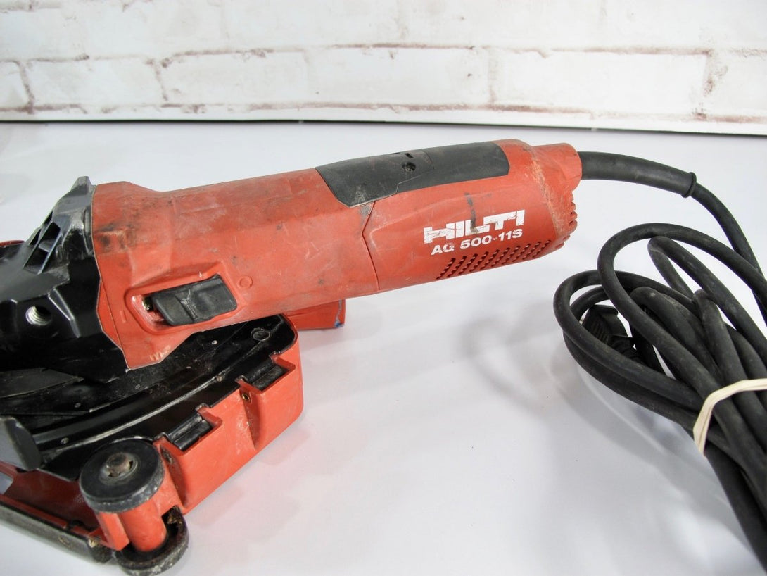 Hilti AG 500 - 11S 5 Inch Angle Grinder with DC - EX 125/5" M Dust Guard Attachment - ZeereeZ