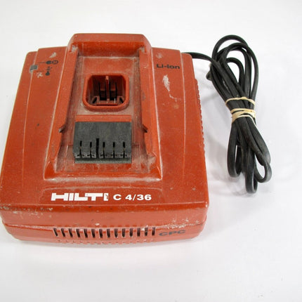 Hilti Charger C 4/36 CPC Li - Ion AC 120V 3.6V - 36V 90W max - ZeereeZ