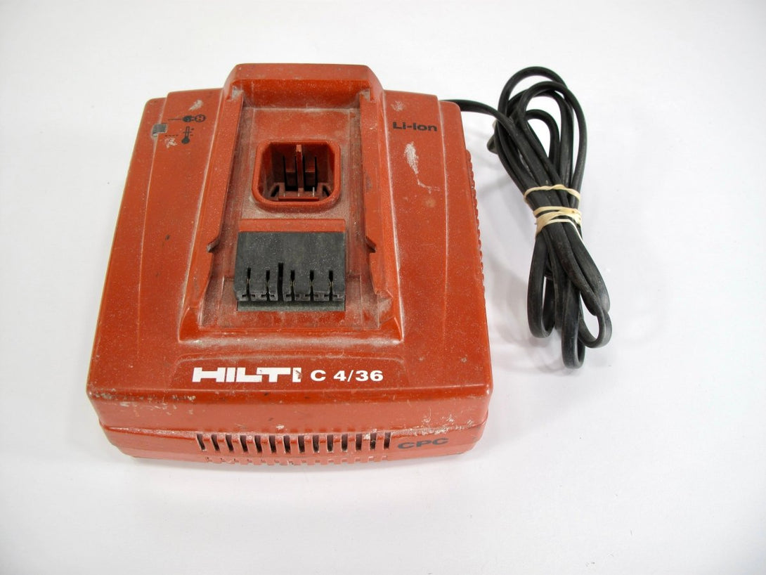 Hilti Charger C 4/36 CPC Li - Ion AC 120V 3.6V - 36V 90W max - ZeereeZ