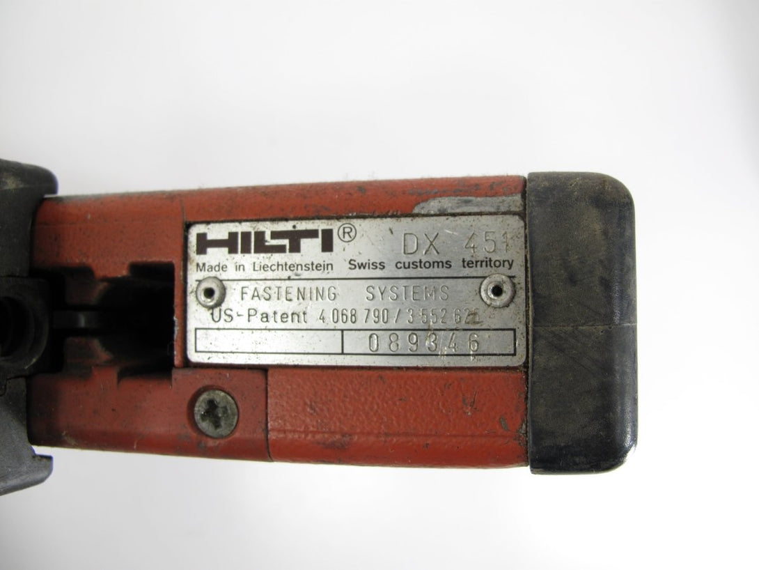 Hilti DX 451 Powder Actuated Nail Gun Fastener Gun - ZeereeZ