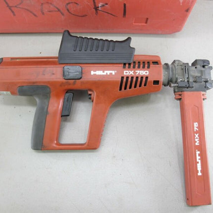 HILTI DX 750 Powder Actuated Fastening Tool w/ MX 75 Magazine Accessory - ZeereeZ