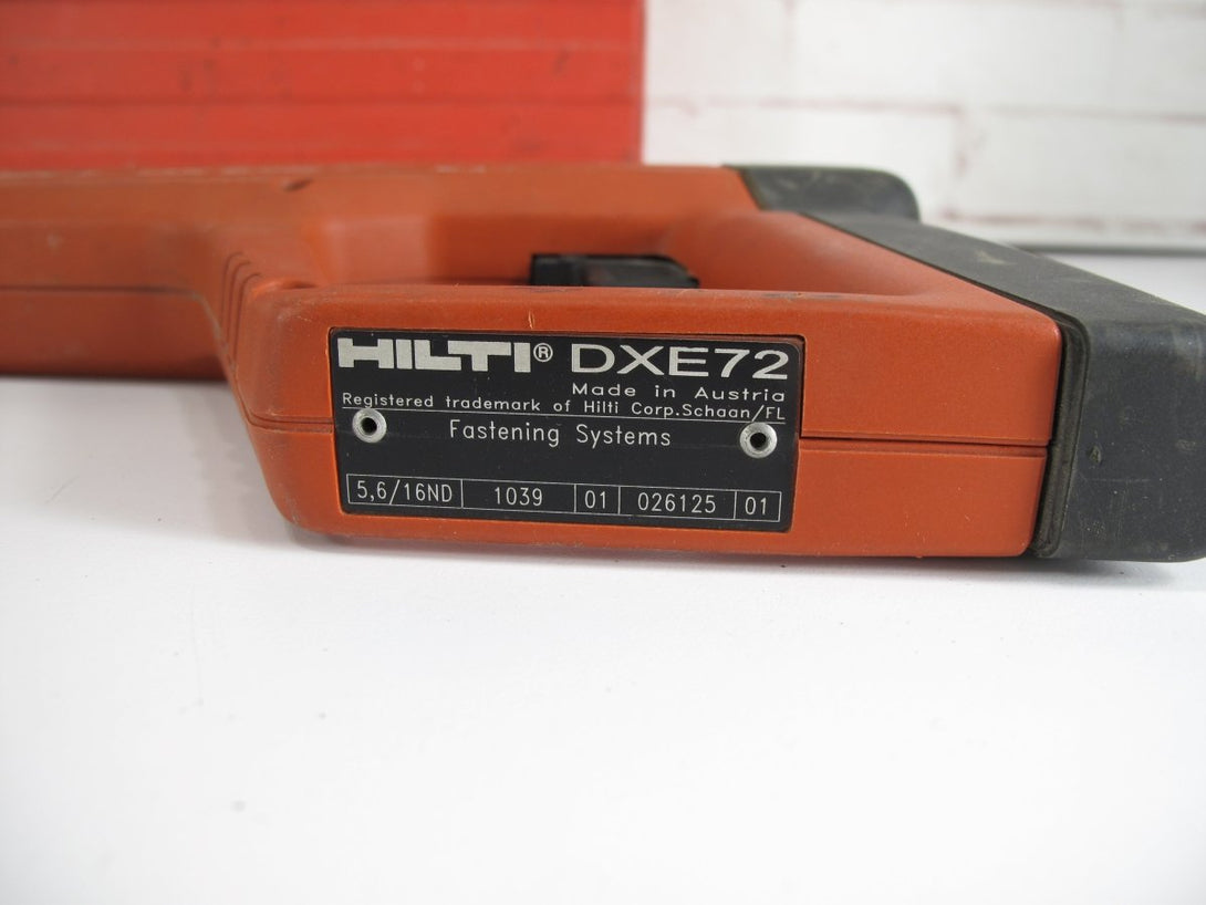 Hilti DX E72 Single Cartridge Powder Actuated Fastener Tool Gun - ZeereeZ