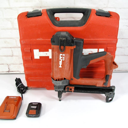 HILTI GX2 Gas Power Actuated Fastening Tool Nailer w/ Battery & Charger Bundle - ZeereeZ