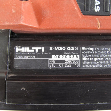 HILTI GX2 Gas Power Actuated Fastening Tool Nailer w/ Battery & Charger Bundle - ZeereeZ