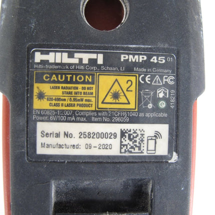 HILTI PMP - 45 5 - Point Plumb Square Red Laser Level Tool - ZeereeZ