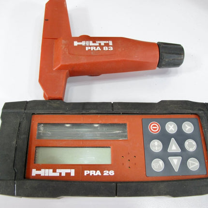 Hilti PR 26 Green Rotary Laser Level w/ PRA 26 Receiver Remote & PRA 83 Mount - ZeereeZ