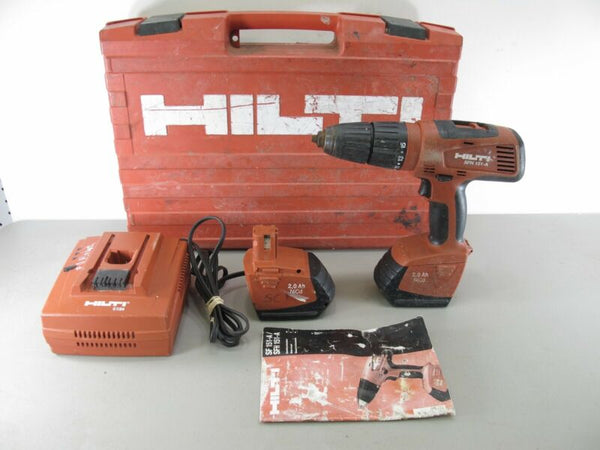 Hilti SFH 151 - A Cordless Hammer Drill/Driver 15.6V w/2 Batteries Charger & Case - ZeereeZ