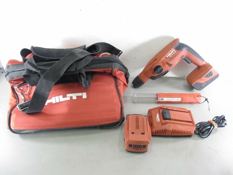 Hilti TE 2 - A18 18V Cordless Rotary Hammer Kit w/ 2 Batteries & Case - ZeereeZ