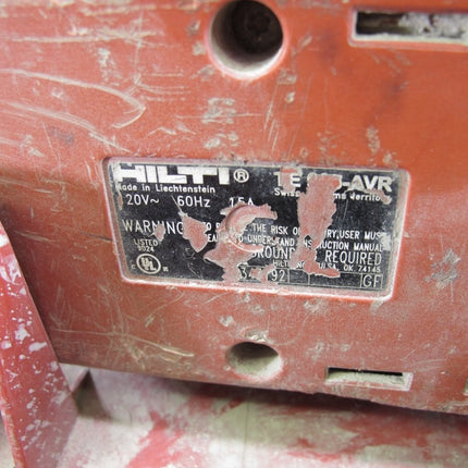 Hilti TE 905 - AVR Heavy Duty Demolition Jack Hammer Breaker W/ 5 Bits And Case - ZeereeZ