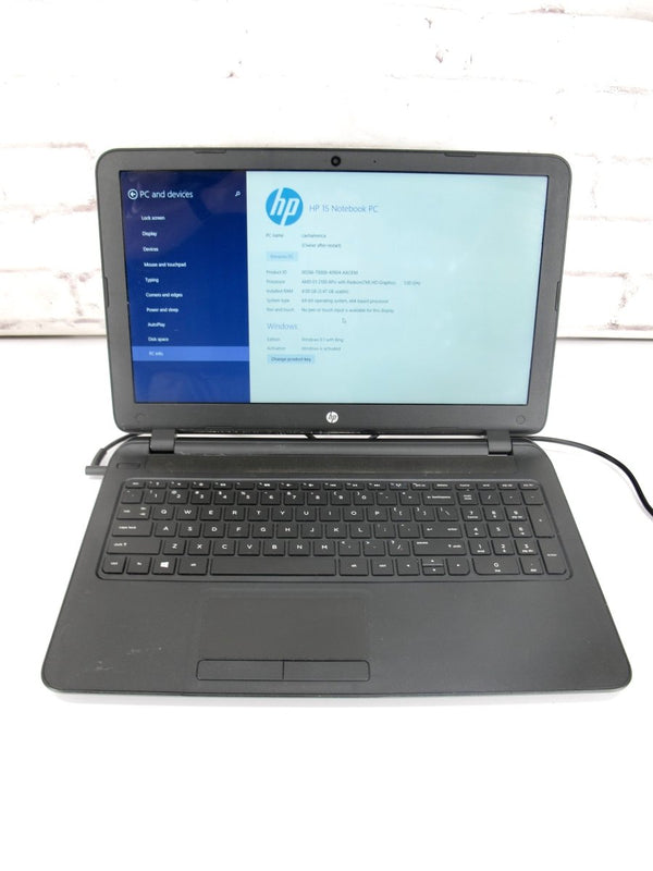 HP 15 - 1009wm 1GHz AMD Dual - Core 4GB Win 8.1 500GB HD Laptop Computer - ZeereeZ