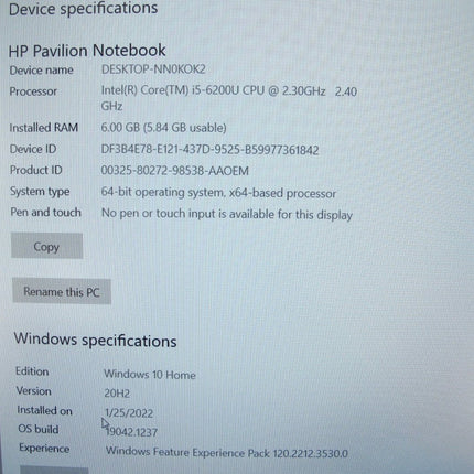 HP 15 - AN050NR Star Wars Special Ed 15.6" 2.3GHz i5 1TB 6GB Notebook Computer - ZeereeZ