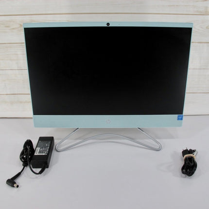 HP 22 - c0073w 21.5in All in One PC - Intel Celeron G4900T 2.90GHz, 4GB, 1TB, DVDRW, Webcam, Windows 10, Serenity Mint - ZeereeZ
