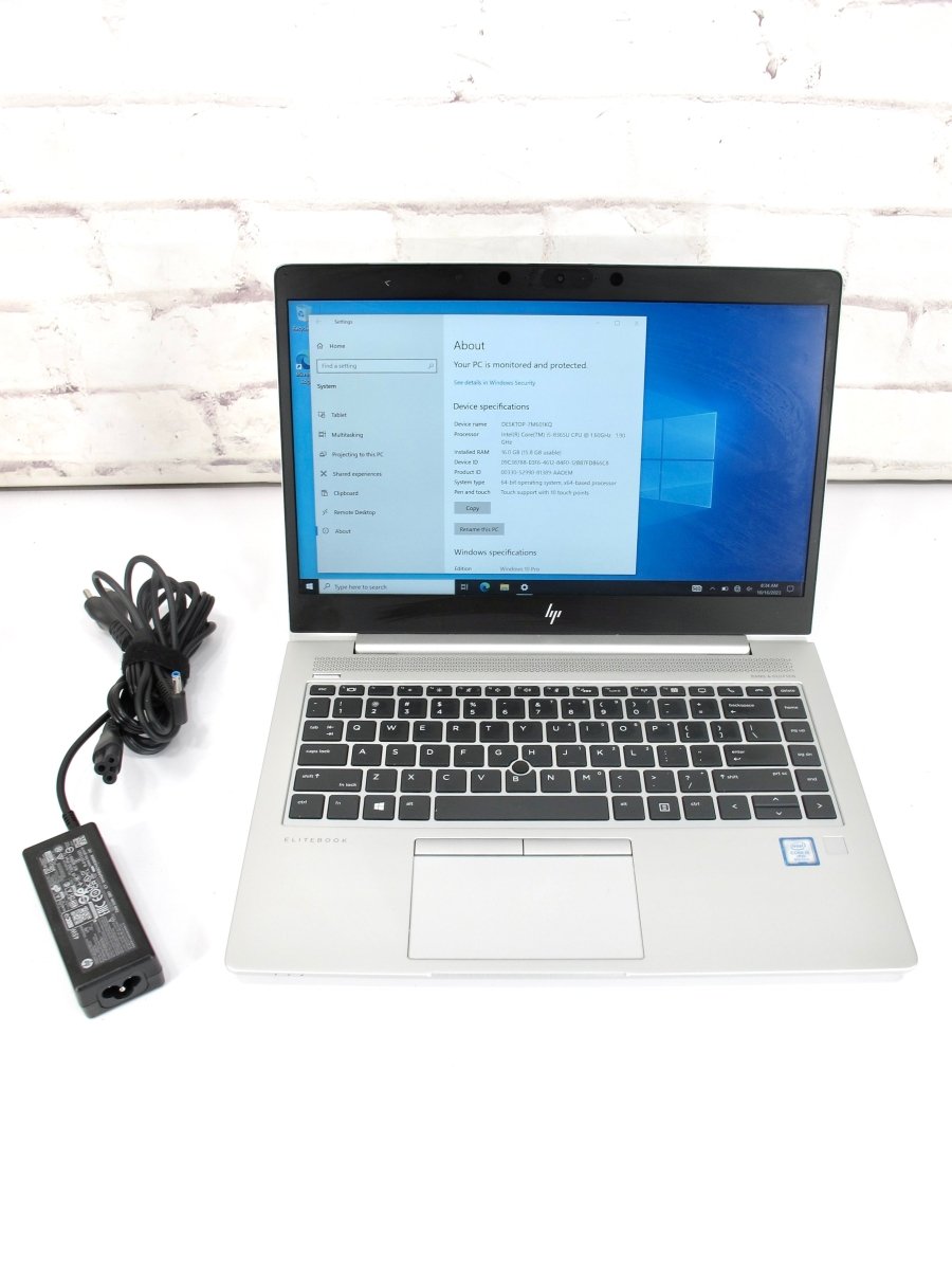 HP Elitebook 840 G6 1.60GHz i5 256GB 16 GB RAM Touchscreen Laptop Computer - ZeereeZ