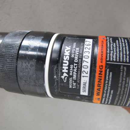 Husky H4340 Pneumatic 1/4 in. Air Impact Driver - ZeereeZ