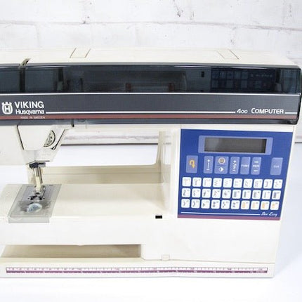 Husqvarna 400 Computer Sewing Machine with Pedal and Accessories - ZeereeZ