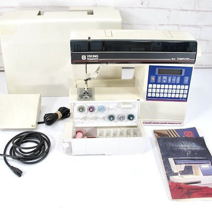 Husqvarna 400 Computer Sewing Machine with Pedal and Accessories - ZeereeZ
