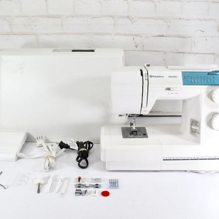 Husqvarna Viking Emerald 118 Sewing Machine with Attachments - ZeereeZ