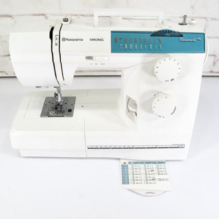 Husqvarna Viking Emerald 118 Sewing Machine with Attachments - ZeereeZ