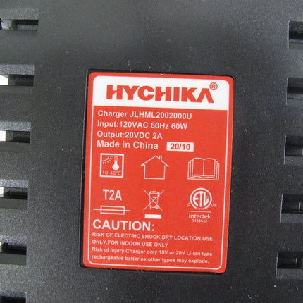 Hychika JLHML2002000U 20V Power Tool Battery Charger for Hychika & Popoman - ZeereeZ