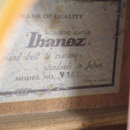 Ibanez V302 1980 12 String Acoustic Guitar w/ Case Japan - ZeereeZ